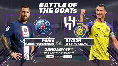 beIN SPORTS to broadcast Paris Saint Germain vs. Riyadh All-Star XI  Friendly match on Thursday, January 19, in the US and Canada