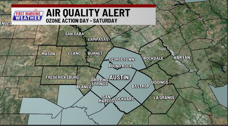<em>An Ozone Action Day in the Austin Metro area</em>
