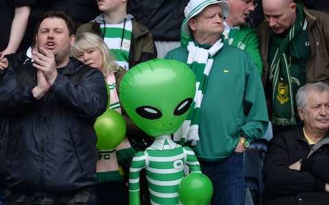 Celtic fans - Credit: Getty