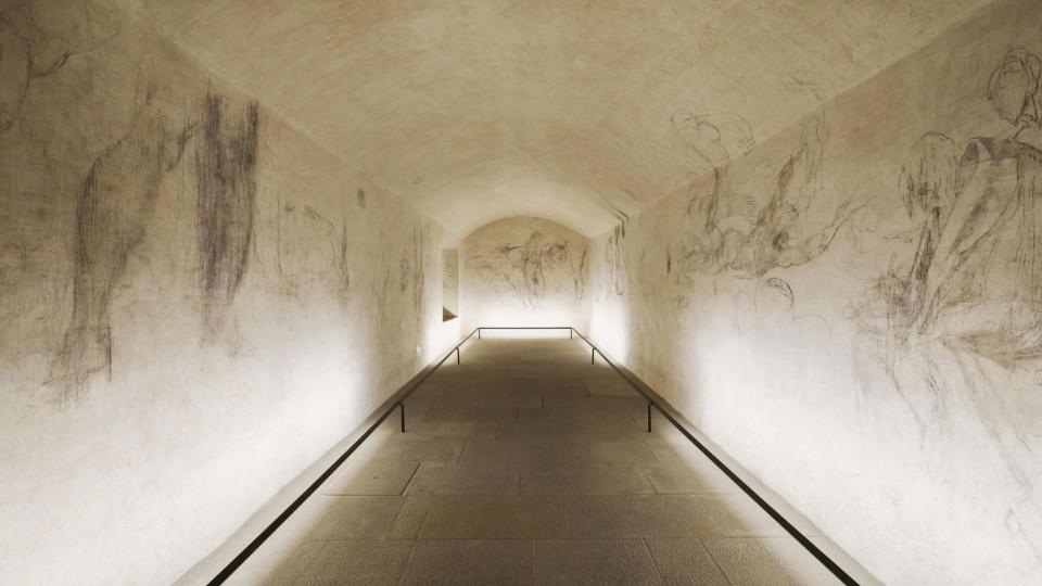 Sala oculta bajo las Capillas de los Médici en Florencia