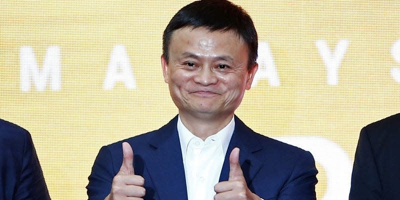 Jack Ma, founder of Chinese e-commerce giant Alibaba, gestures during the launch of Alibaba's office in Kuala Lumpur, Malaysia June 18, 2018. REUTERS/Lai Seng Sin/File Photo