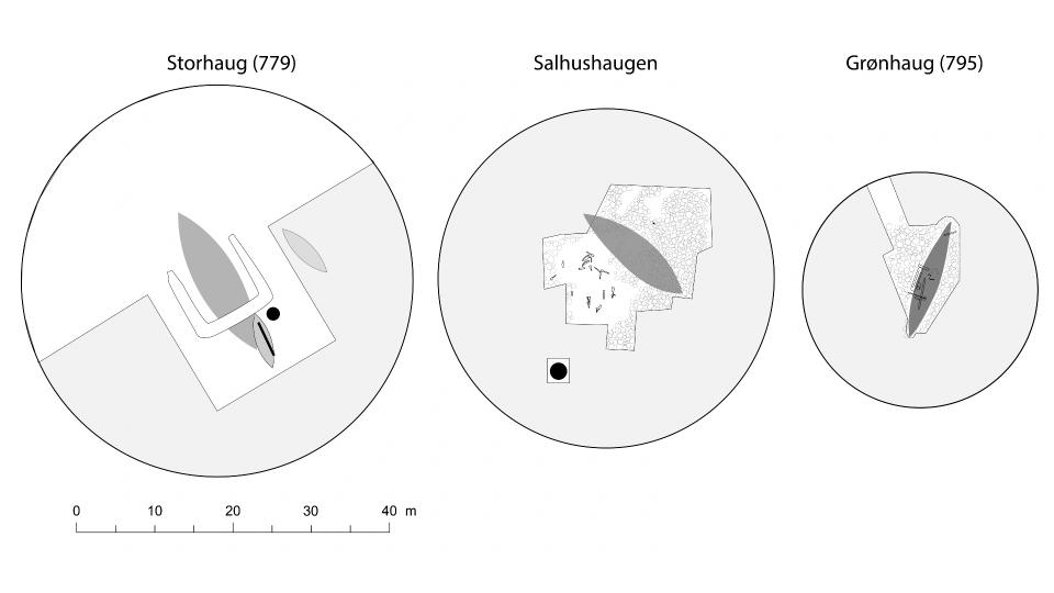 This is a diagram which shows where all three ships were found.