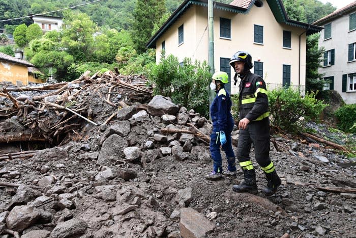 Lago Como inundaciones en 2021