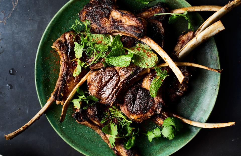 Spice-Marinated and Grilled Lamb Chops