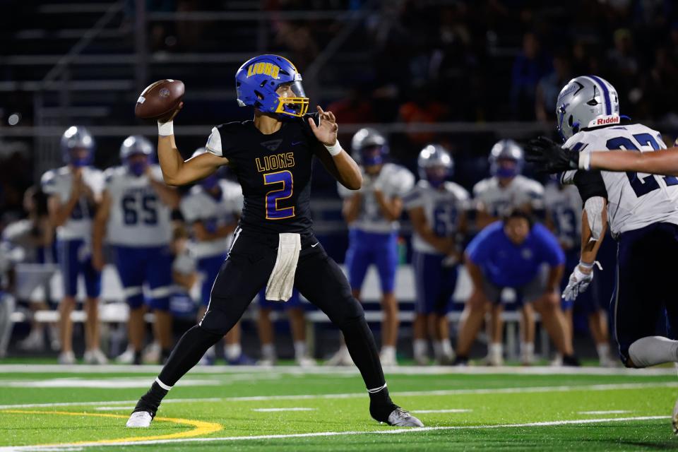 Gahanna Lincoln quarterback Brennen Ward, a Kentucky commit, threw for 2,482 yards and 21 touchdowns last season.