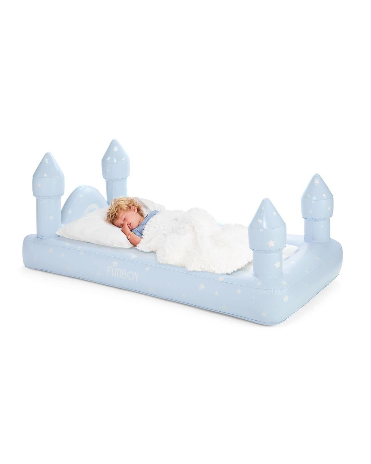 <p><a href="https://go.redirectingat.com?id=74968X1596630&url=https%3A%2F%2Fwww.funboy.com%2Fproducts%2Fblue-castle-sleepover-kids-air-mattress&sref=https%3A%2F%2Fwww.countryliving.com%2Fshopping%2Fgifts%2Fg45534851%2Fbest-toys-gifts-for-6-year-olds%2F" rel="nofollow noopener" target="_blank" data-ylk="slk:Shop Now;elm:context_link;itc:0;sec:content-canvas" class="link rapid-noclick-resp">Shop Now</a></p><p>Blue Castle Sleepover Kids Air Mattress</p><p>funboy.com</p><p>$79.00</p>