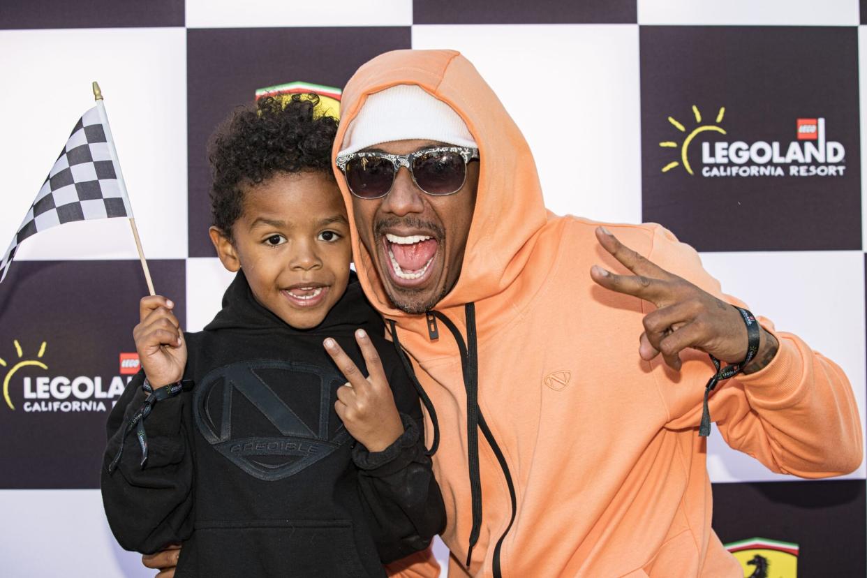 Nick Cannon and His Son