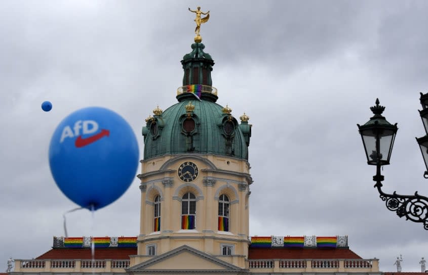 AFD campaign event in Germany.