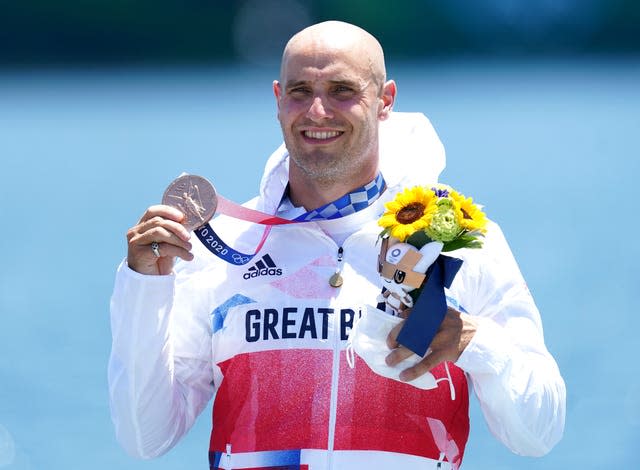 Liam Heath took bronze in the K1 200m