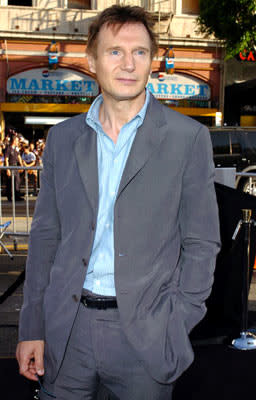 Liam Neeson at the Hollywood premiere of Warner Bros. Pictures' Batman Begins