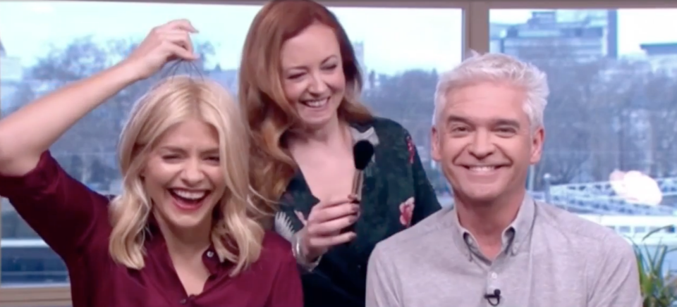 They’re two of the most beloved TV hosts in the UK and Holly Willoughby and Philip Schofield had audiences cracking up again this week with a hilarious segment. Photo: This Morning/ITV