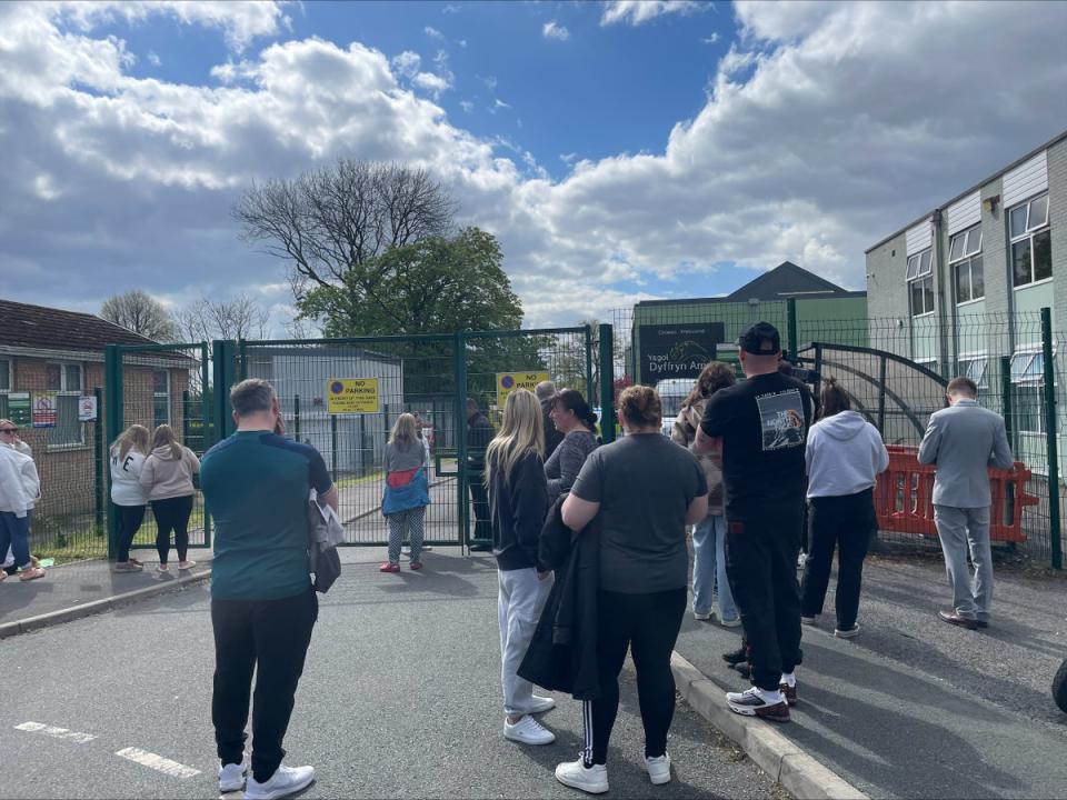 Two air ambulances reportedly attended the school on Wednesday, along with a number of police vehicles (George Thompson/PA Wire)