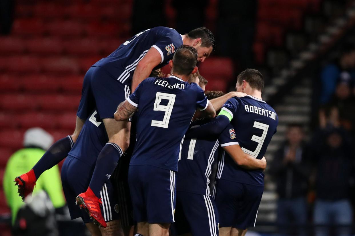 Victory also sees Scotland promoted to Nations League League B: Getty Images