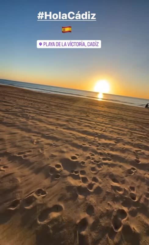 Onur Seyit Yaran (Hermanos) visitó la playa de la Victoria de Cádiz