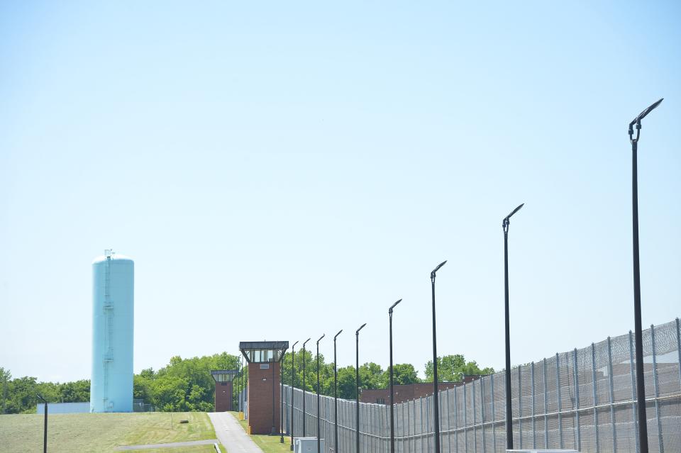 Roxbury Correctional Institution fence line south of  Hagerstown