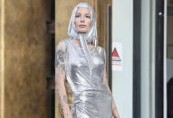 <p><a href="https://people.com/tag/halsey/" rel="nofollow noopener" target="_blank" data-ylk="slk:Halsey;elm:context_link;itc:0;sec:content-canvas" class="link ">Halsey</a> wears a show-stopping ensemble at the Paco Rabanne womenswear fall/winter 2023/2024 show as part of Paris Fashion Week on March 1.</p>