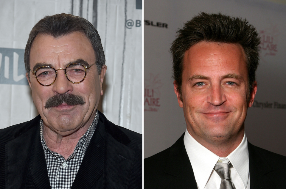 Tom Selleck and Matthew Perry (Getty Images)