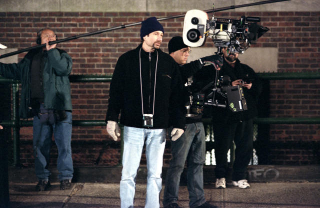 Duchovny on the set of his 2004 directorial debut, House of D. (Photo: Lionsgate/Courtesy Everett Collection)