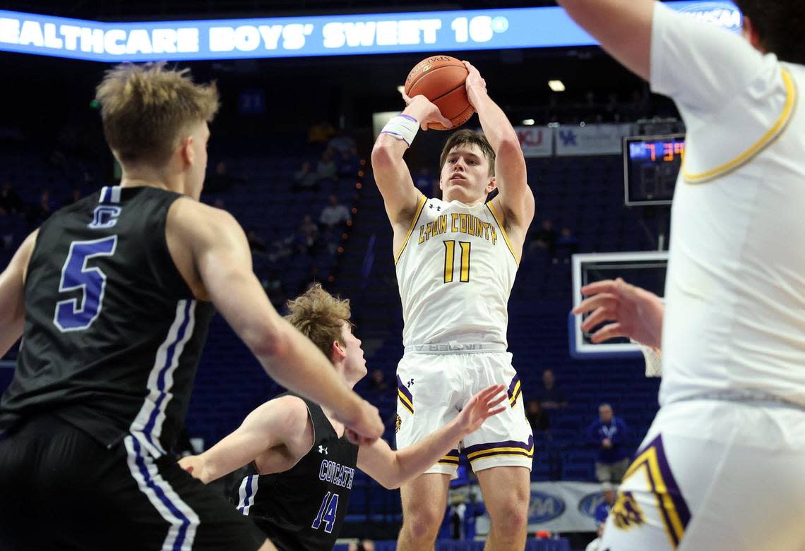 Lyon County sensation Travis Perry will be in Lexington later this month for the annual holiday tournament at Lexington Catholic.