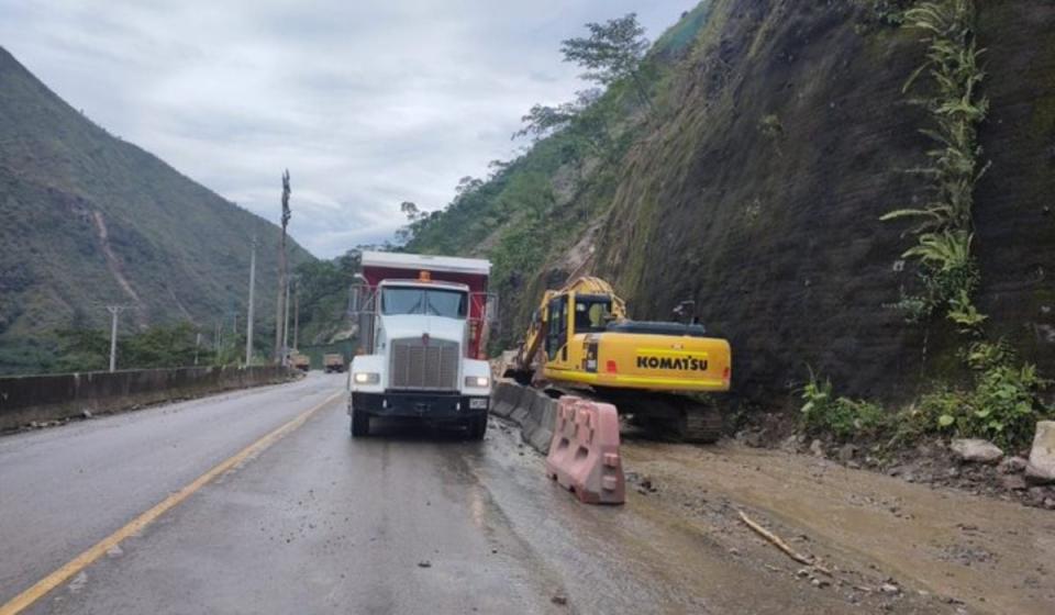 Vía al Llano en Colombia: ¿Cómo se encuentra el estado para el paso vehicular? Foto: tomada del Twitter de Coviandina