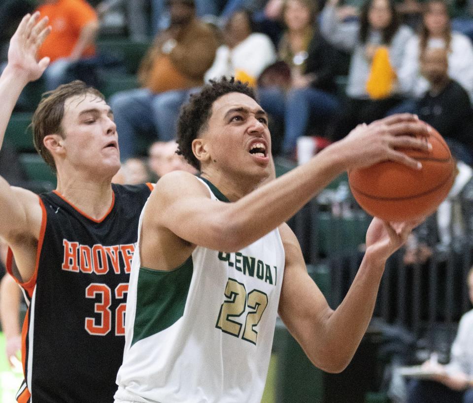 Mount Union recruit Christian Parker (22) was named Federal League Player of the Year after his senior season at GlenOak.