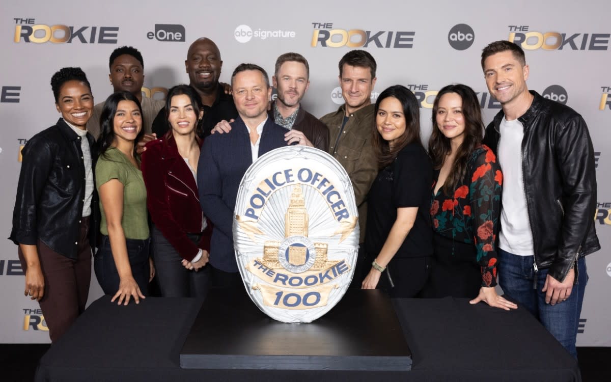 Mekia Cox, Lisseth Chaven, Tru Valentino, Jenna Dewan, Richard T. Jones, Alexi Hawley, Shawn Ashmore, Nathan Fillion, Alyssa Diaz, Melissa O'Neil, Eric Winter<p>ABC/Raymond Liu</p>