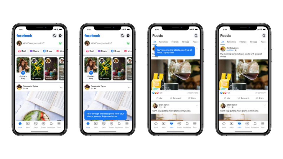 Facebook has overhauled its mobile app (Facebook)