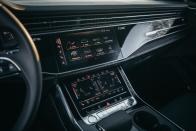 <p>The tiny vibrating simulation of physical buttons in the Q8 takes some getting used to, but once your fingertips become acclimated, it allows for a more physical experience than typical touchscreens.</p>