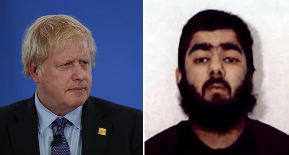 Boris Johnson has said that some people like Usman Khan aren't 'capable' of being rehabilitated 