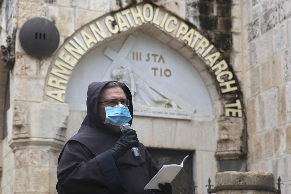 Virus Outbreak Mideast Jerusalem Good Friday