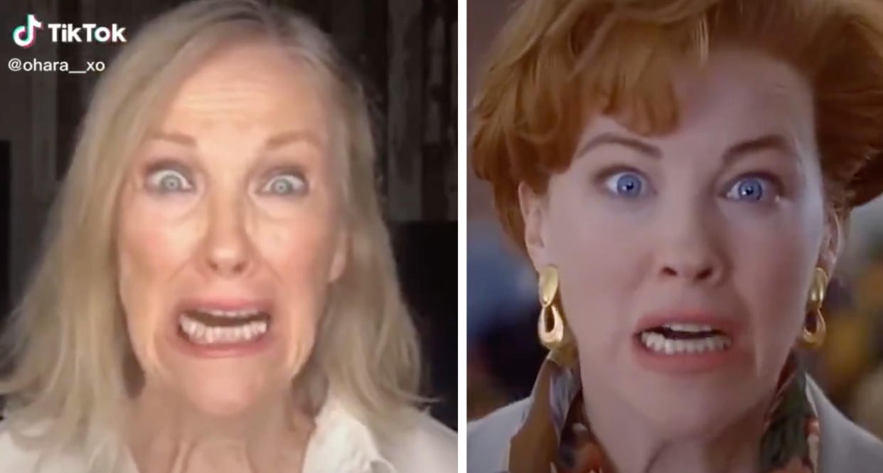 Kevin Catherine O Hara Goes Viral After Recreating Home Alone 2 Scene [video]