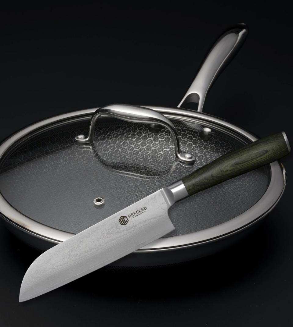 Hexclad knife and pan bundle