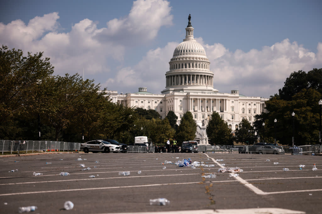 "Justice for J6" Rally Held At U.S. Capitol In Support Of January 6th Insurrectionists