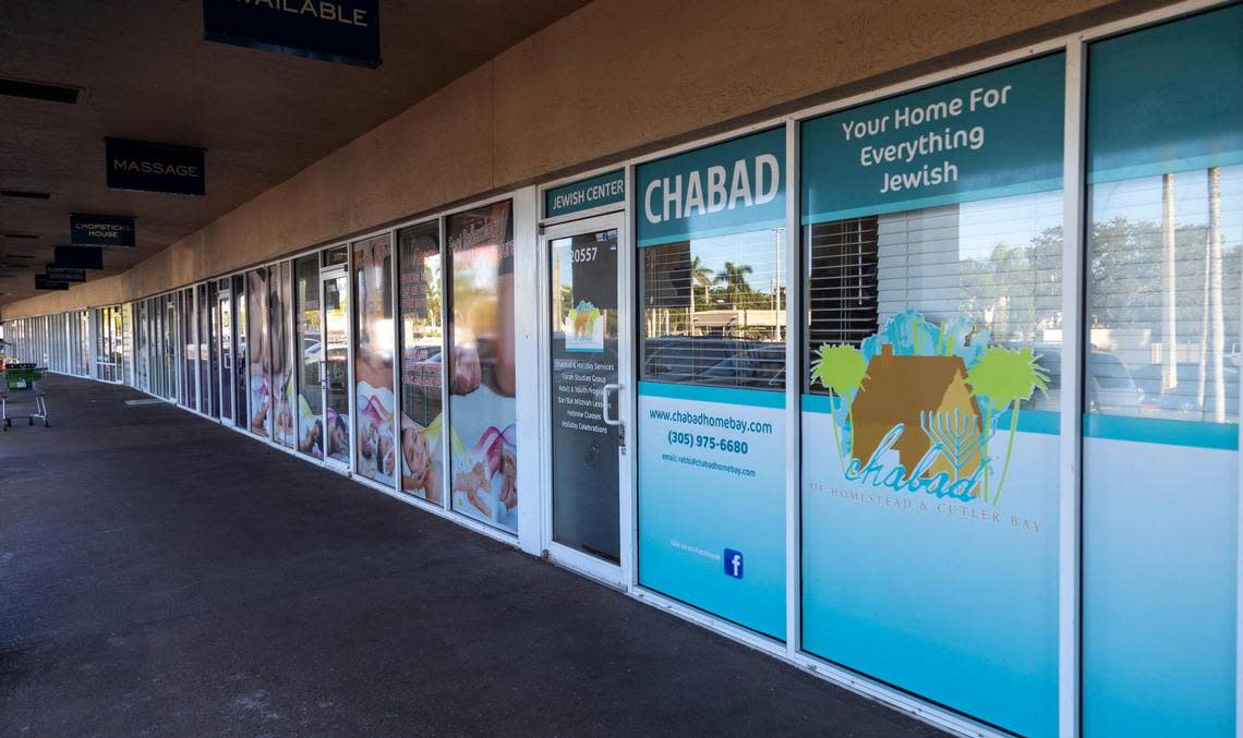 The current Chabad is located in a strip mall on Old Cutler Road.