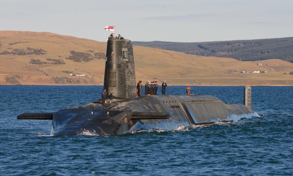 Vanguard-class submarine HMS Victorious