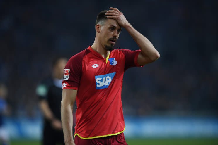 Aua, das hat weh getan: Sandro Wagner (Foto: AFP)