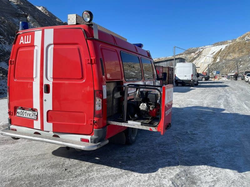 Search and rescue operations at the Pioneer gold mine in the Amur Region