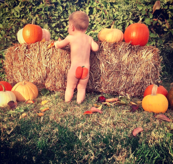 <p>Not everyone is into the pumpkin butts with one woman commenting 'I'm sorry but I don't find naked baby pictures to be appealing.'</p>
