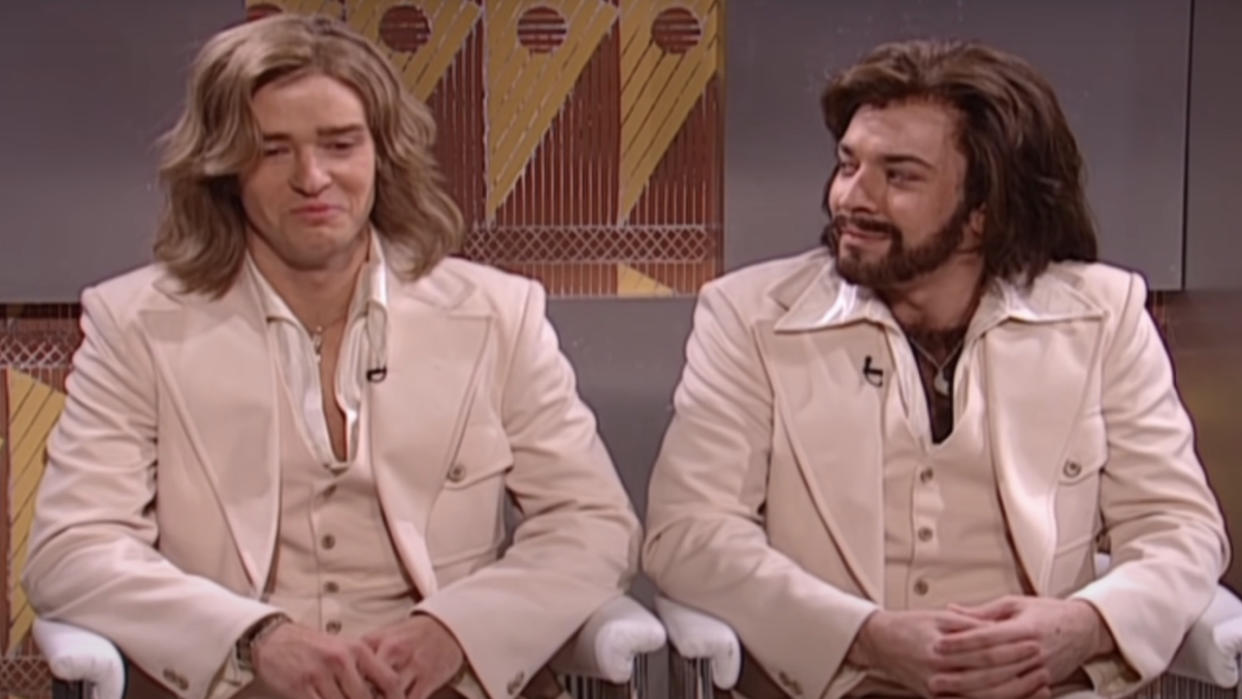  Justin Timberlake and Jimmy Fallon on SNL. 