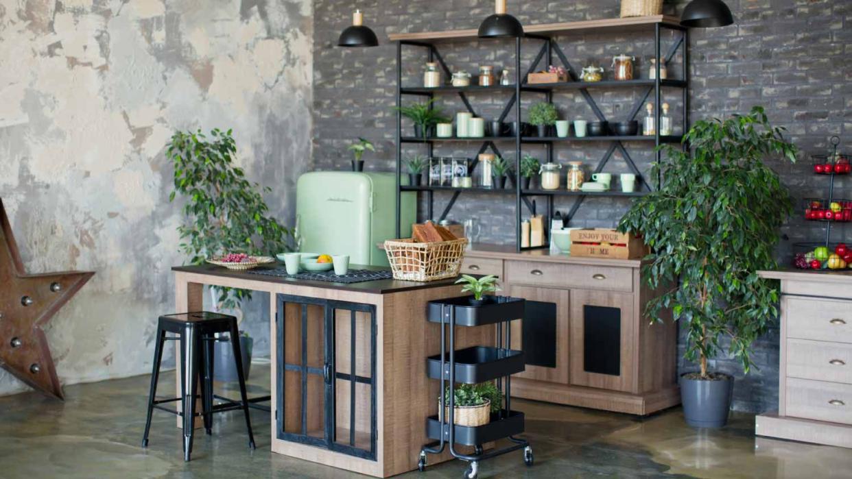 A modern loft kitchen