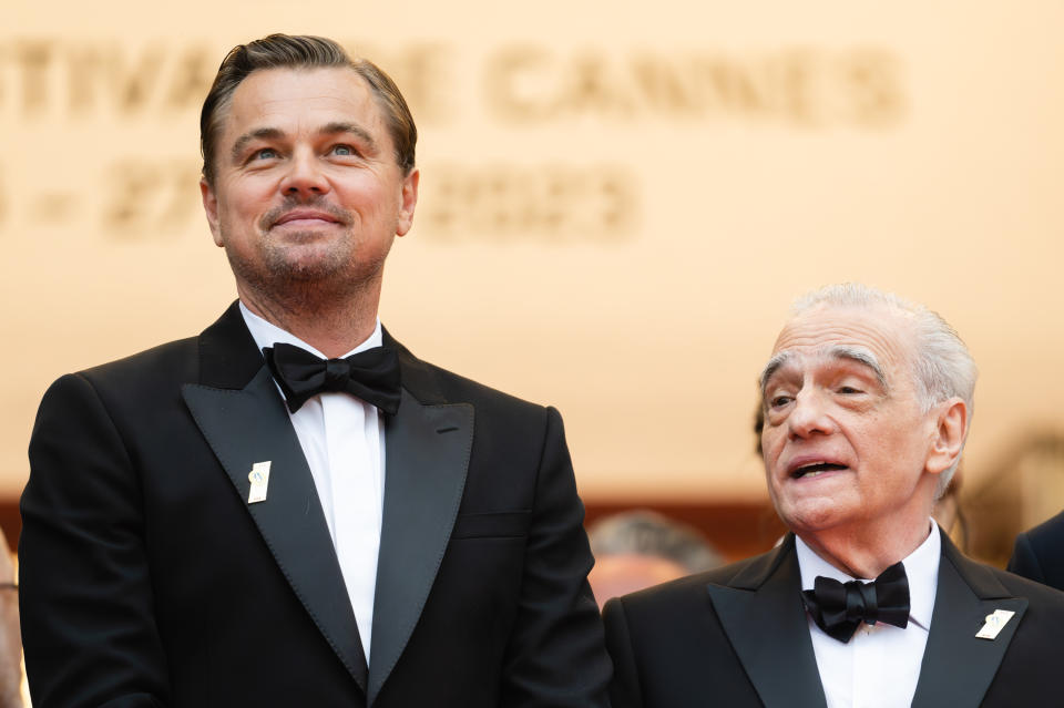 CANNES, FRANCE - MAY 20: Leonardo DiCaprio, Martin Scorsese attend the 