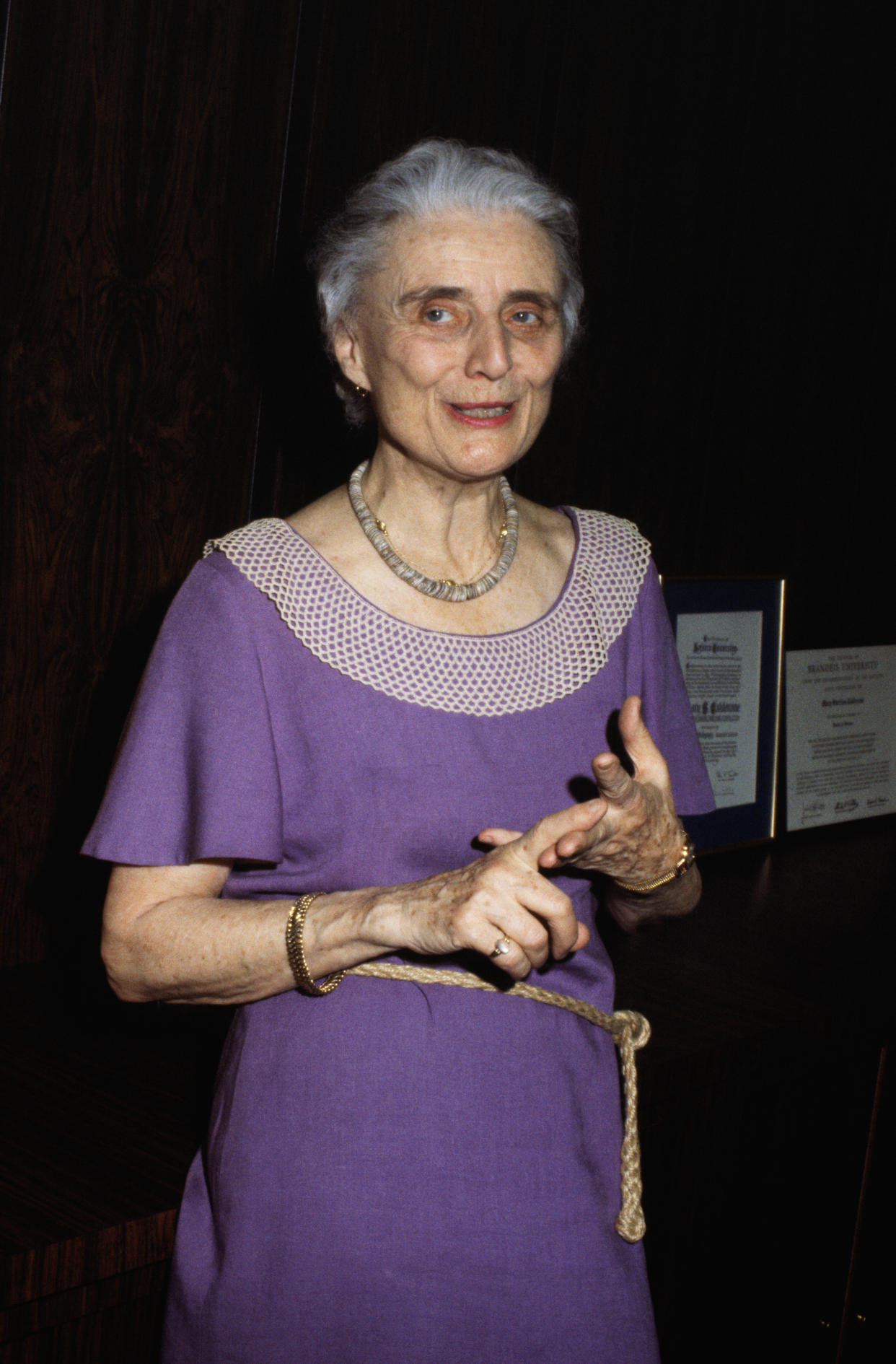 Dr. Mary Calderone.