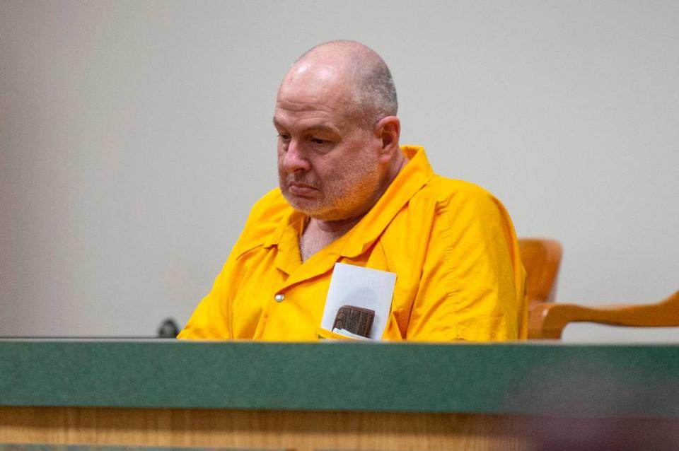 James Lavelle Walley awaits a hearing to plead guilty on sexual battery charges in Jackson County Circuit Court in Pascagoula on Monday, May 9, 2022.