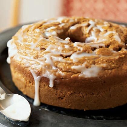 Pumpkin Pound Cake with Buttermilk Glaze