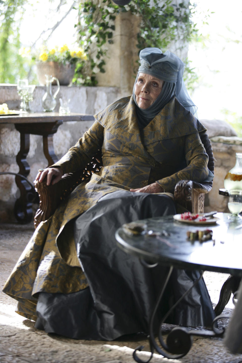 Dame Diana Rigg as Olenna Tyrell in Game Of Thrones (HBO)