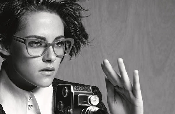 Kristen Stewart Chanel eyewear campaign.