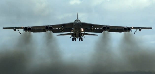 US challenges China's fly zone with B-52 flight