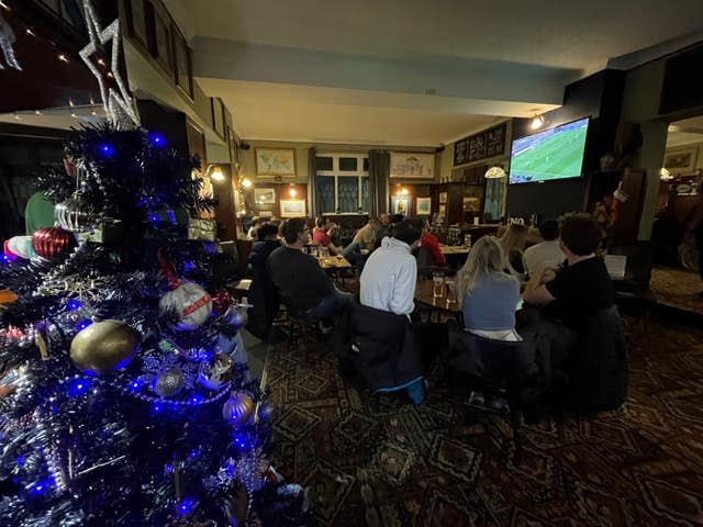 Fans watch England v Senegal – FIFA World Cup 2022