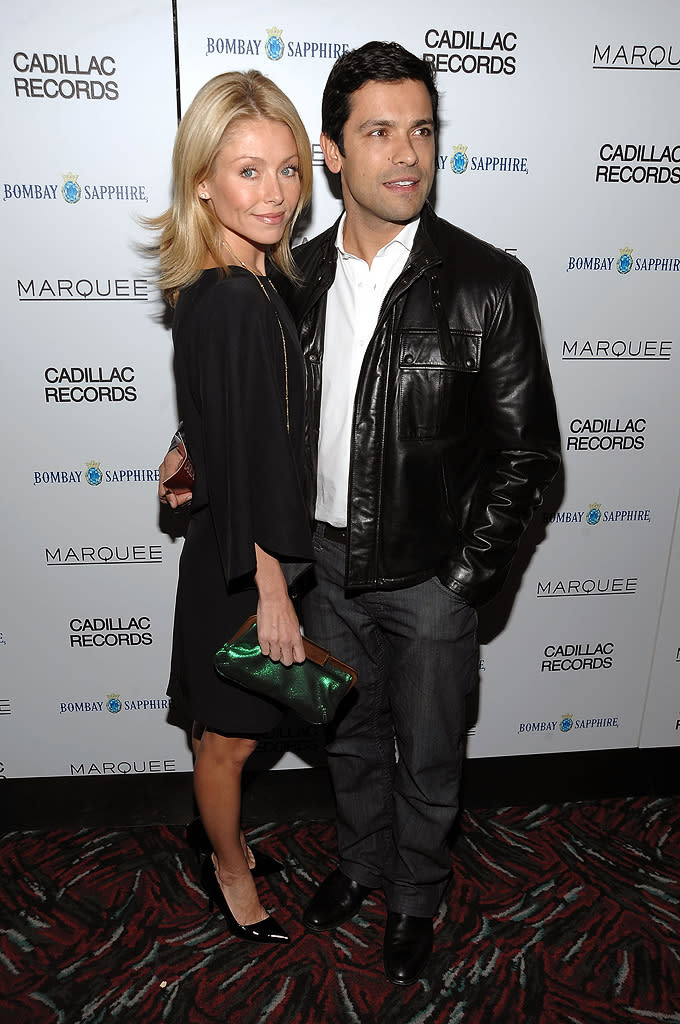 Cadillac Records NY Premiere 2008 Kelly Ripa Mark Consuelos