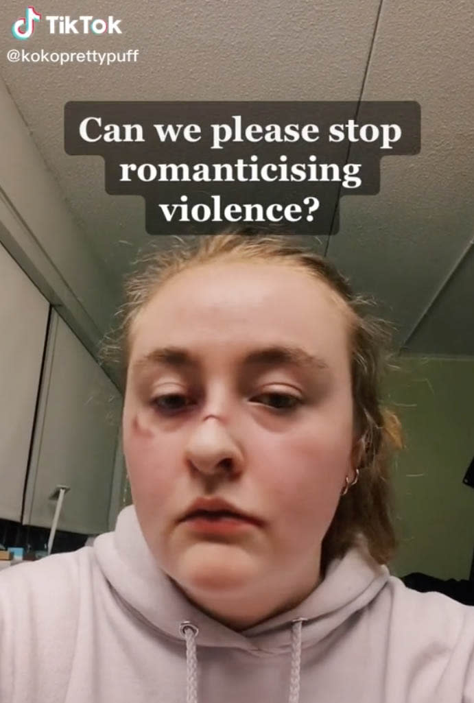 One woman called for people to stop using the filter. Source: TikTok